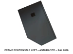 Receveur de douche, sur mesure, largeur 60 à 210 cm X 60 à 100 cm, Garantie 5 ans, résine pleine masse PN24 de couleurs, LIVRAISON RAPIDE, OFFERTE